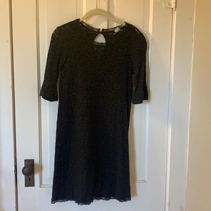 Black lace dress